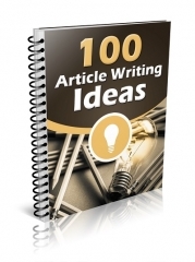 100 Article Writing Ideas