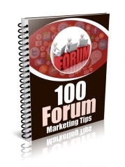 100 Forum Marketing Tips