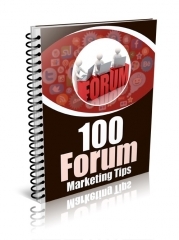 100 Forum Marketing Tips 100 Forum Marketing Tips
