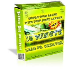 15 Minute Lead Pg Creator System - PLR 15 Minute Lead Pg Creator System - PLR