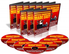 Article Marketing Made Easy Article Marketing Made Easy
