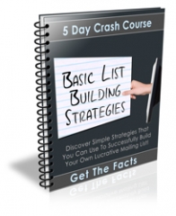 Basic List Building Strategies - PLR