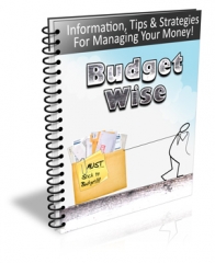 Budget Wise PLR Newsletter
