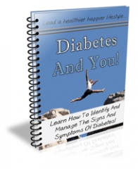 Diabetes and You PLR Newsletter