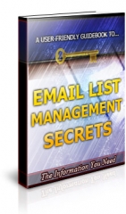 Email List Management Secrets - PLR