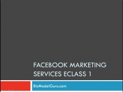 Facebook Marketing Services eClass - PLR