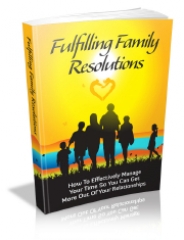 Fulfilling Family Resolutions Fulfilling Family Resolutions