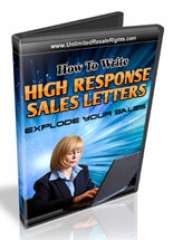How to Write High Response Sales Letters How to Write High Response Sales Letters