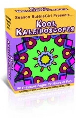 Kool Kaleidescopes Coloring Book