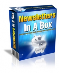 Newsletters In A Box - PLR Newsletters In A Box - PLR
