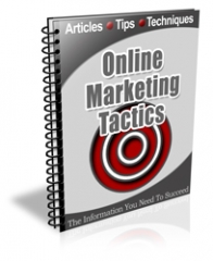 Online Marketing Tactics Newsletter Online Marketing Tactics Newsletter