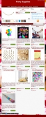 Party Supplies Web Store - PLR Party Supplies Web Store - PLR