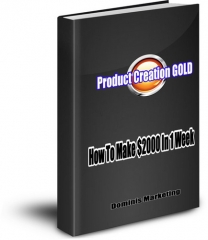 Product Creation GOLD Product Creation GOLD