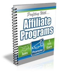 Profiting With Affiliate Programs - PLR Newsletter