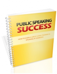 Public Speaking Success - PLR