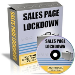 Sales Page Lockdown - PLR Sales Page Lockdown - PLR