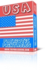 USA Patriotic Printables Coloring Book