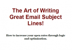 Writing Great Email Subject Lines - PLR Writing Great Email Subject Lines - PLR