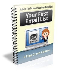 Your First Email List PLR Newsletter